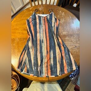 Striped Sleeveless Dress